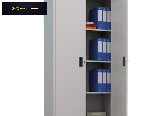 Tủ sắt sơn tĩnh điện gồm 2 khoang TS09K2N